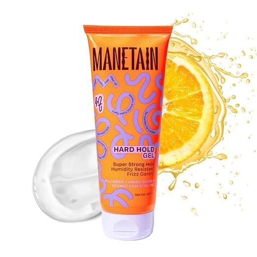 Manetain Hard Hold Gel for Curly & Wavy Hair - 100 ml
