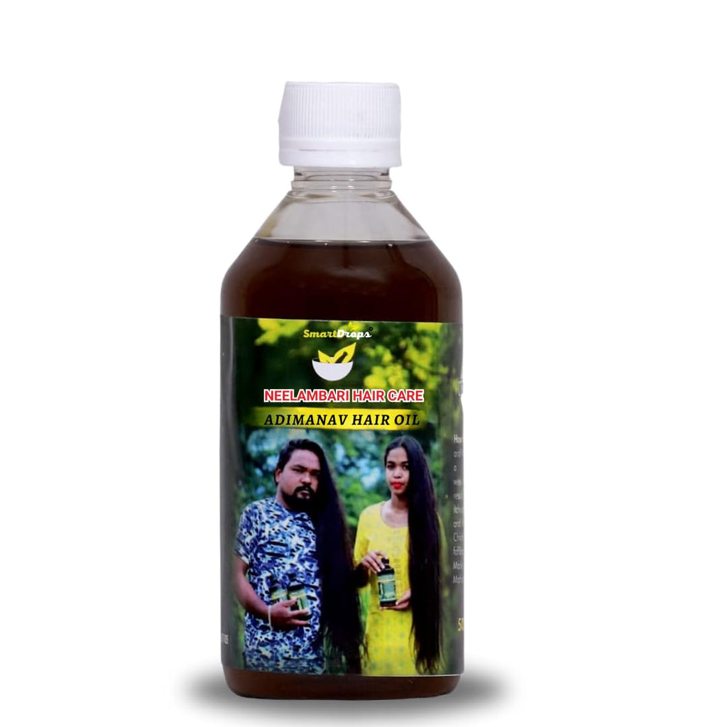 Smartdrops Adimanav Neelambari Adimanav Herbal Hair Oil For Hair Growth | Neelambari Adimanav Hair Oil | For Women and Men,100 ml