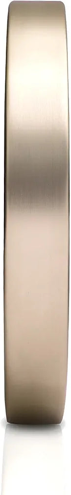 Harris & Co. Clockmasters Silent Sweep Noiseless Technology Analog Wall Clock With Black 3d Numbers Champagne Gold