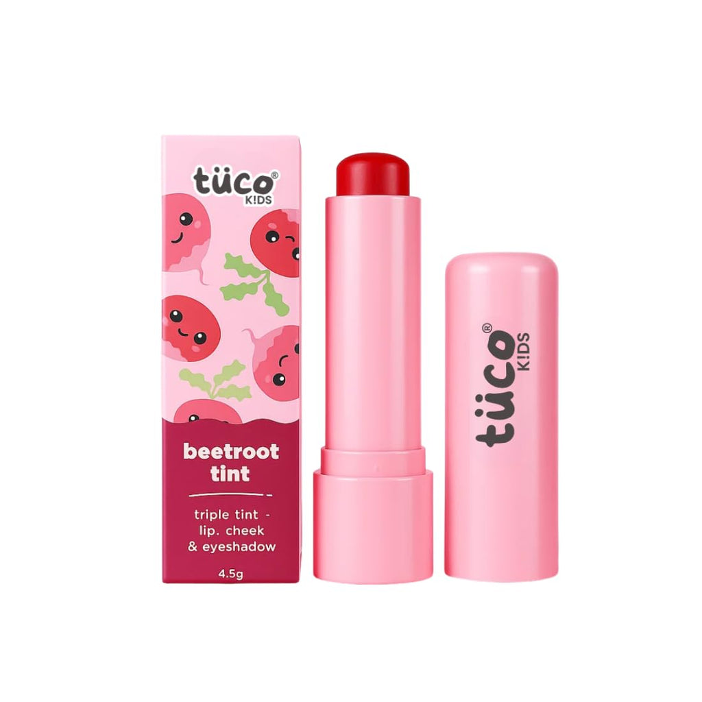 Tuco® Kids Lip Balm Tint | Lip, Cheek & Eyeshadow | Ages 3-15 Years | Made with 100% Natural Oils & Waxes | Free from Mineral Oils, Synthetic Fragrance and Parabens