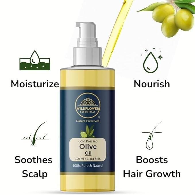 Wildflower Essentials Olive Oil Cold Pressed - 100 ml