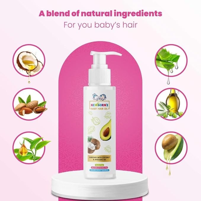Newborn’s Nourishing Baby Hair Oil - 100 ml