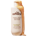 mCaffeine 7% Exfoliating Body Wash 300ml | 1% Salicylic & 2% Lactic Acid | Summer Bodywash for Dry Skin| Reduces Body Acne & Ingrown Hair | Smooth, Hydrated Skin | Sweet Caramel Shower Gel for Women & Men