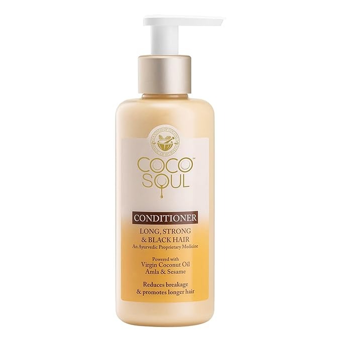 Coco Soul Conditioner for Long Strong & Black Hair with Ayurvedic Medicine - 200 ml