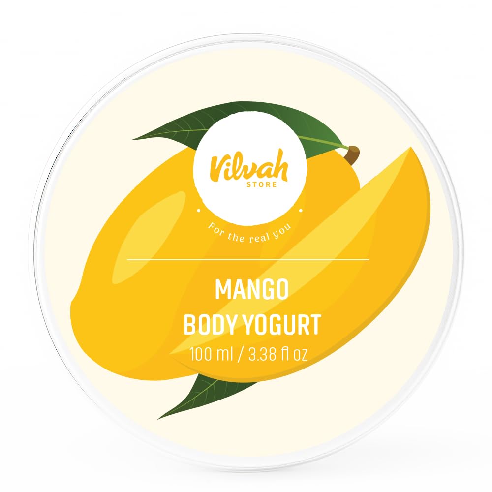 Vilvah Store Body Yogurt Mango and Hemp Lotion - 100 ml