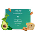 Vesca Calcium Citrate 1200mg with Magnesium, Zinc, Vitamin D & B12 and Vitamin K2 as MK-7, Calcium Supplement for Men & Women for Bone & Joint Health | 250mg_30 Veg Capsules