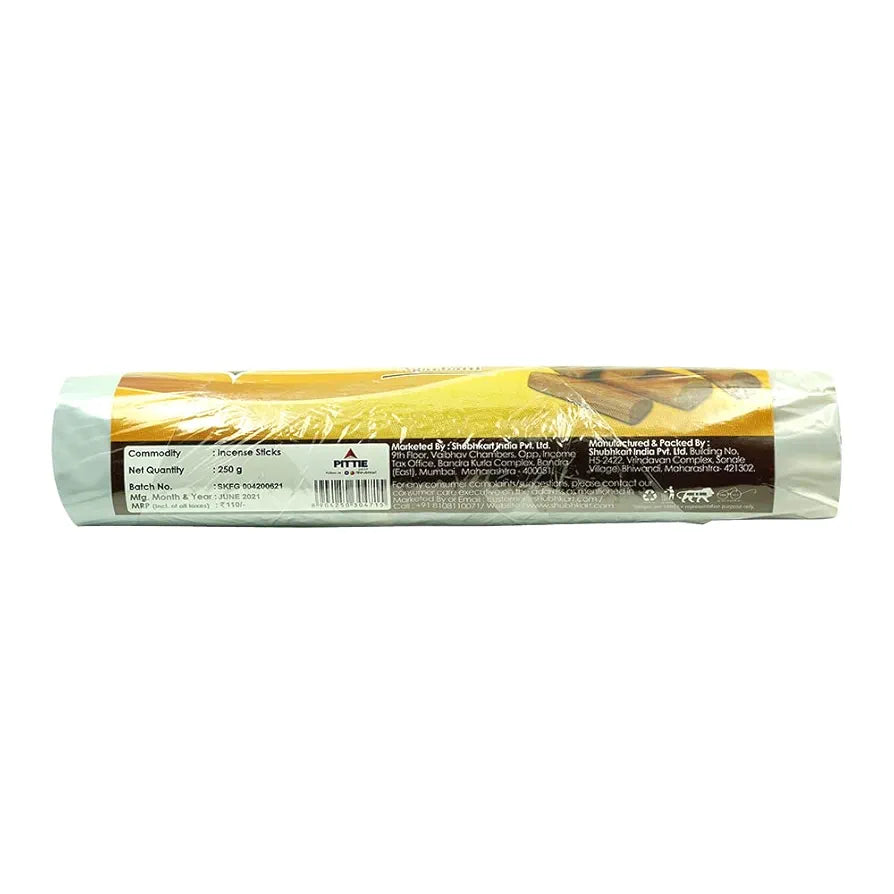 Shubhkart Nirmal Chandan Agarbatti Muttha Pack Long Lasting Incense Sticks Sandalwood Fragrance 250gms