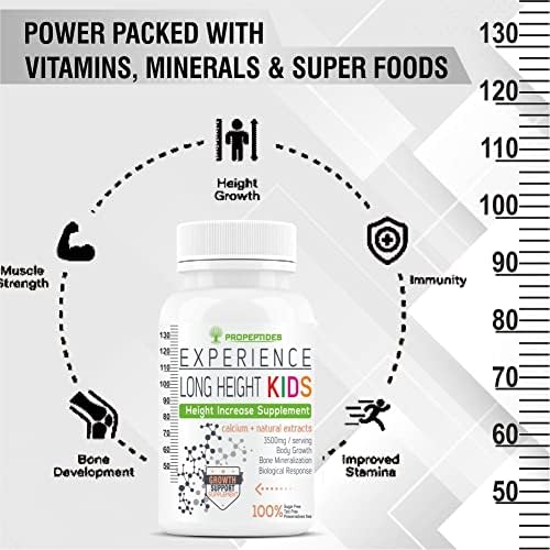 Propeptides Height Increasing Supplement for Kids - 60 Tablets (Pack of 2)