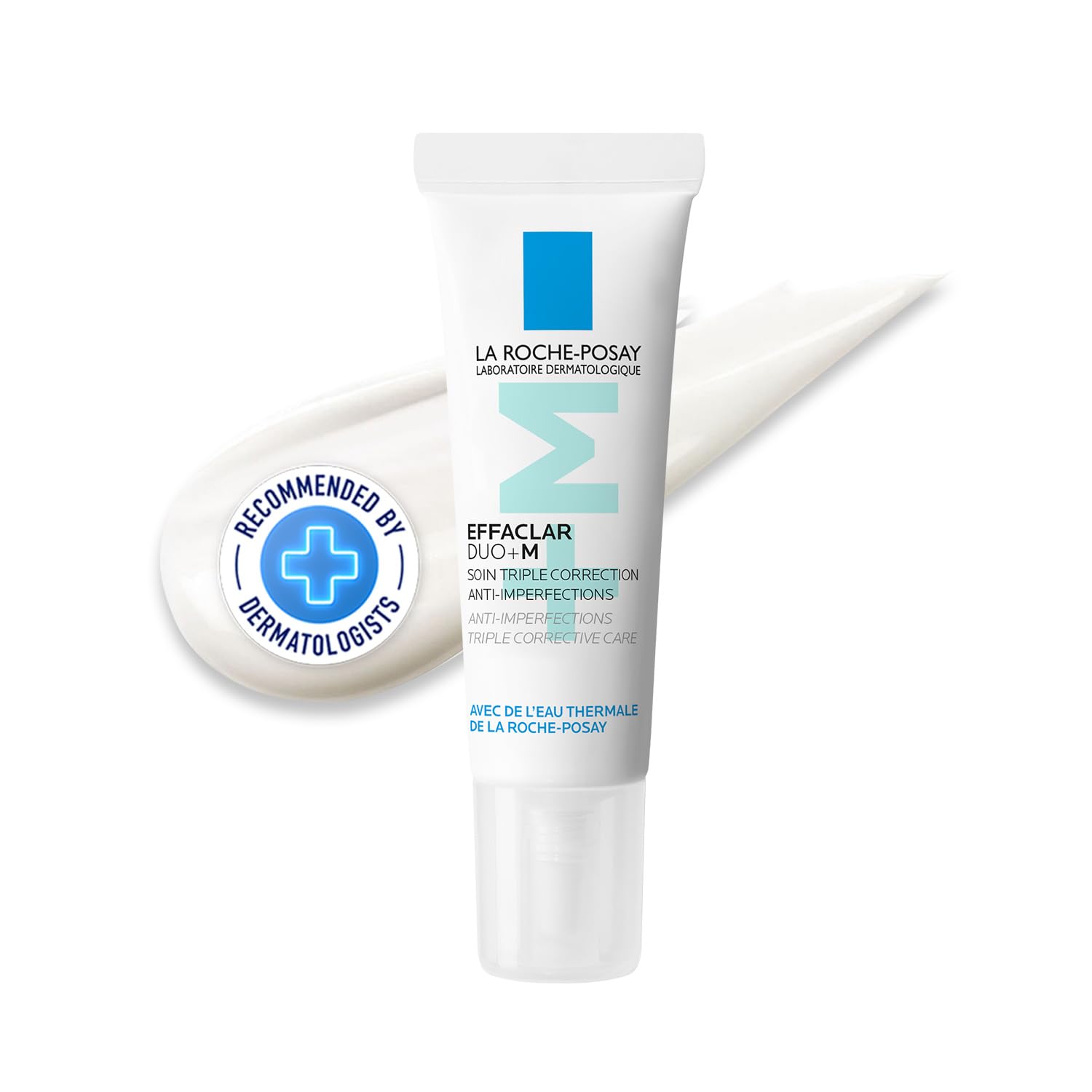 La Roche-Posay Effaclar Duo+M Gel Moisturiser | Anti-Breakout, Corrective Formula for Oily, Acne-Prone Skin, Reduces Blemishes, Blackheads & Controls Oil,7.5 ml