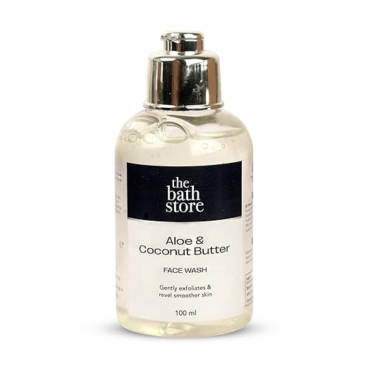 The Bath Store Aloe & Coconut Butter Face Wash for Women & Men - 100 ml