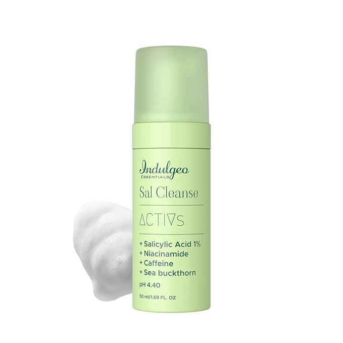 Indulgeo Essentials Salicylic Acid Foaming Face Wash - 50 ml