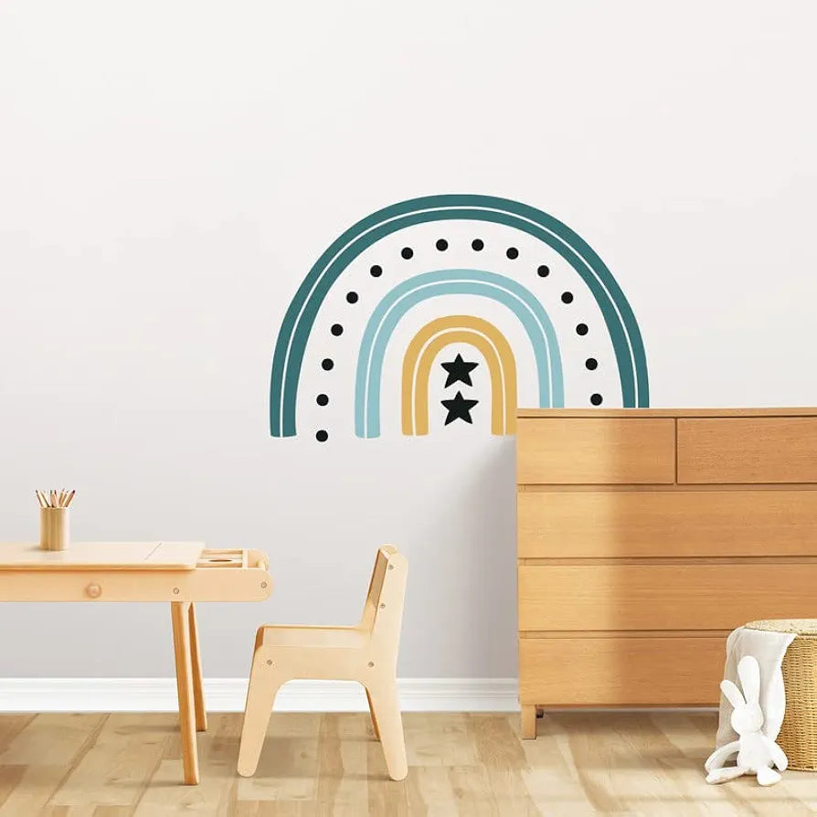 Kotart Rainbow HD Printed PVC Vinyl Wall Decals/Stickers