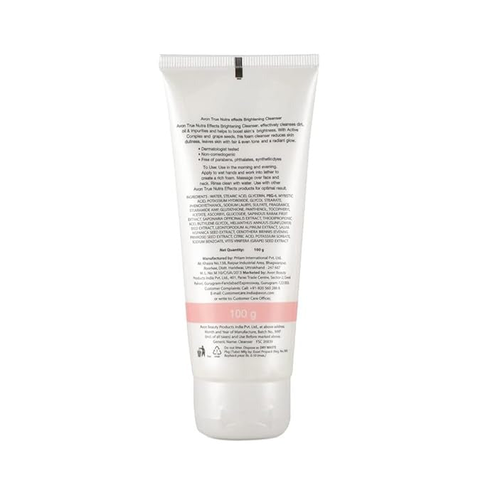 Avon True Nutraeffects Brightening Cleanser - 100 gms