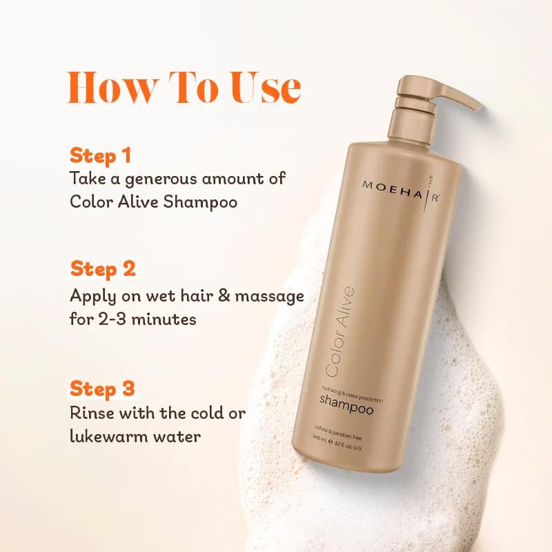 Moehair Color Alive Shampoo - 946ml