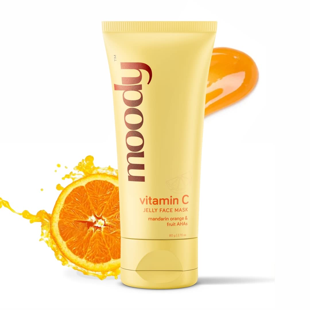 Moody 10% AHA Peel Jelly Exfoliating Face Pack Mask - 80 gms