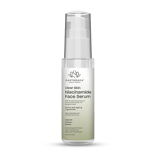 Earthraga Clear Skin Niacinamide Serum Clear Glowing Skin - 30 ml