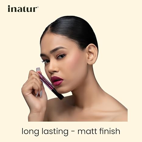 Inatur Matte Liquid Lip Colour with Hyaluronic Acid Purple Haze - 2 ml