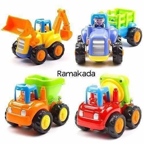Multi Color - Unbreakable Automobile Car Toys for Kids Set of 4