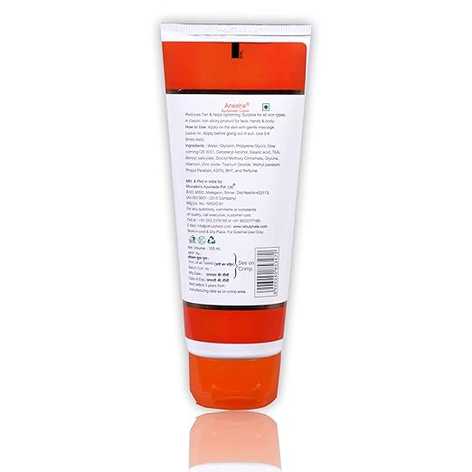 Rahul Phate's Research Product Aneeha Sunscreen For All Skin Type Lotion - 100 gms