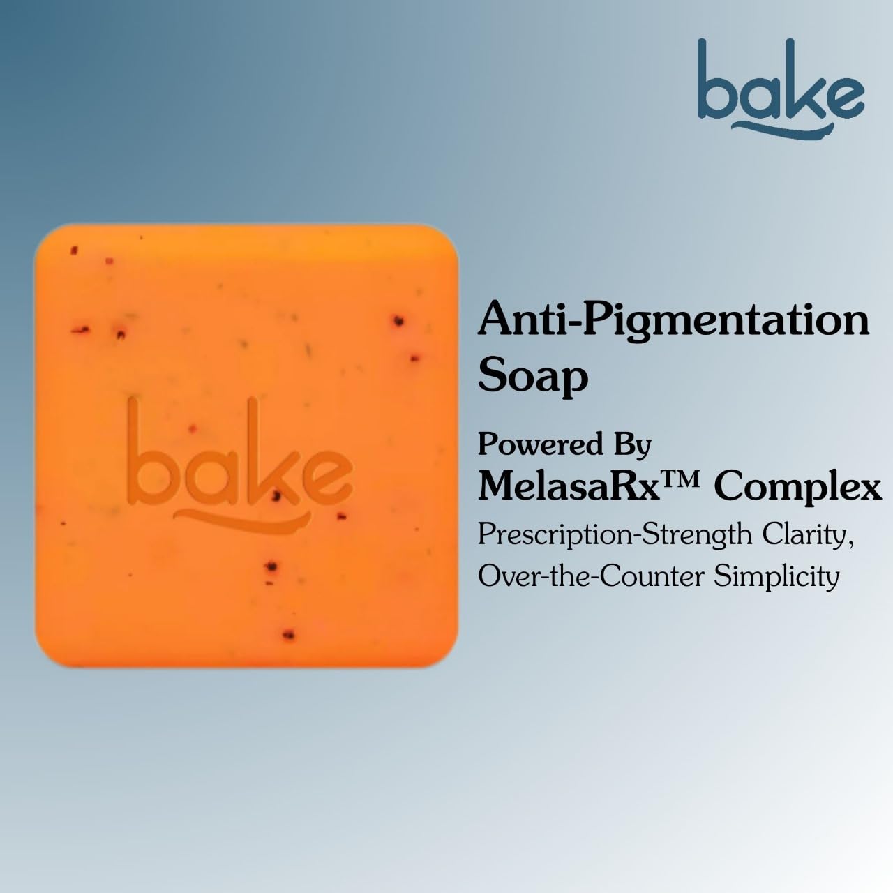 BAKE 2% Kojic Acid Scrub Treatment Soap (200 Gms, 2 Pcs) for Pigmentation, Dark Spots & Tan Removal | Brightens Underarms, Knees & Elbows | With Alpha Arbutin, Niacinamide & MelasaRxâ„¢ Complex | For Men & Women - 100g x 2