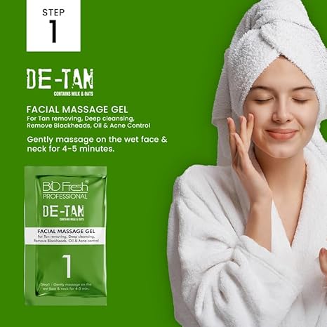 Biofresh Herbals D-Tan Facial Kit Pack - 46 gms Each (Pack of 2)