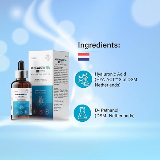 Renewderm Ha Serum With Hyaluronic Acid Intense Hydration Boosting Face-serum - 30 ml