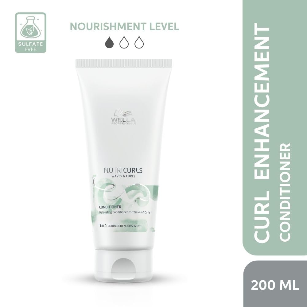 Wella Professionals Nutricurls Detangling Conditioner for Waves & Curls 200ml