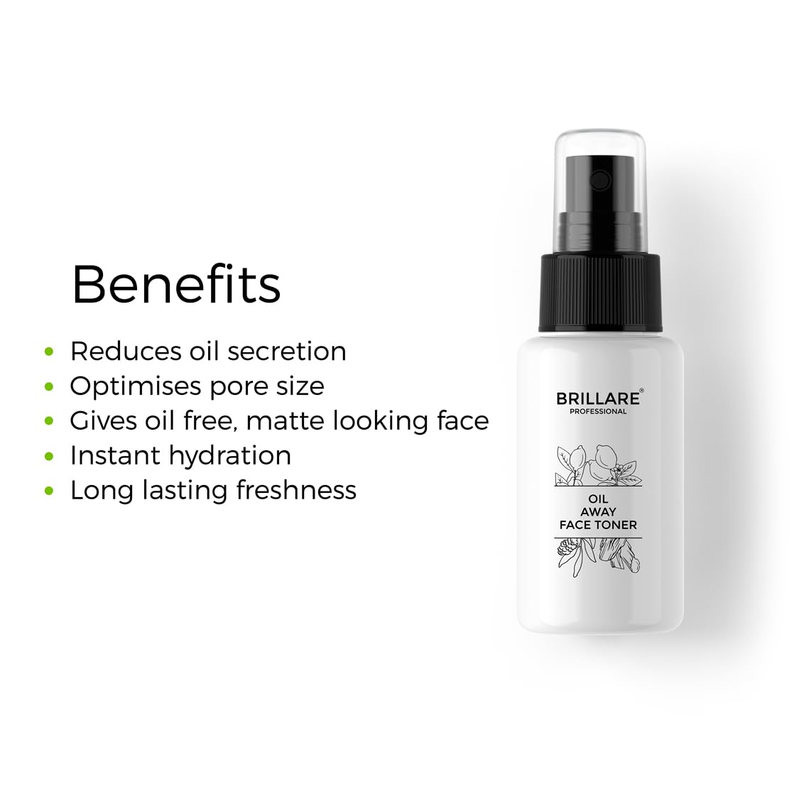 Brillare Professional Age Revival 100% Natural Face Toner With Hyaluronic Acid