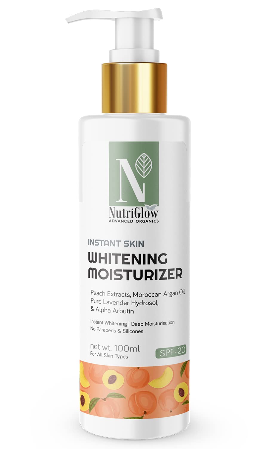 NutriGlow Advanced Organics Moisturizer SPF 20 - 100 ml