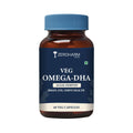 Zeroharm Veg Omega DHA Capsules 400mg | Plant-Based Omega-3 from Algae (Not Fish Oil) | Supports Brain, Heart, Eye & Joint Health | Veg Omega 3 DHA Supplement for Men and Women | 60 Capsules