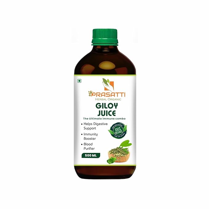 Prasatti Herbal Organic Giloy Juice - 500 Ml