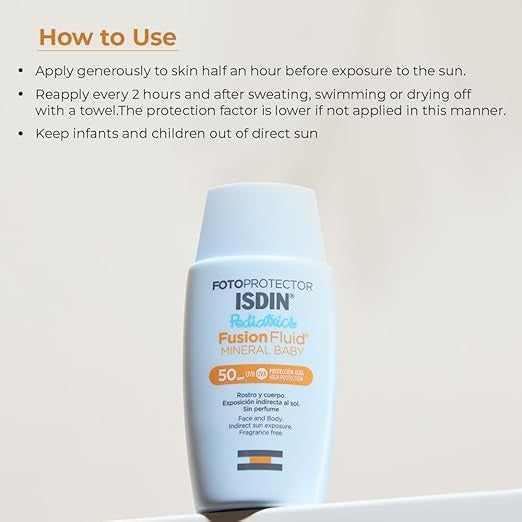 ISDIN Fotoprotector Pediatrics Fusion Fluid Mineral Baby SPF 50 - 50 ml