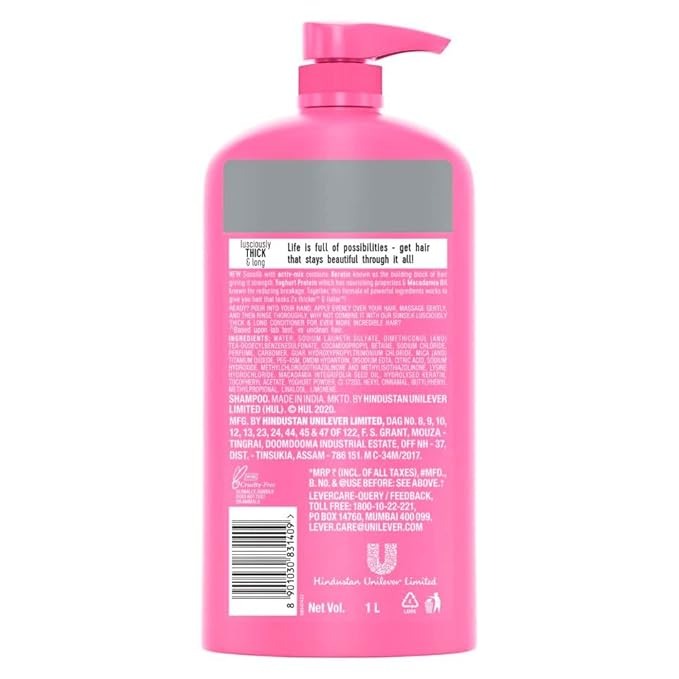 Sunsilk Lusciously Thick & Long Shampoo - 1 Litre
