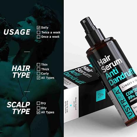 Ustraa Hair Serum Anti-Dandruff - 200 ml