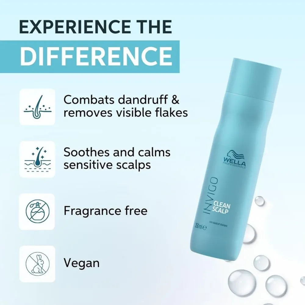 Wella Professionals Invigo Balance Clean Scalp Anti Dandruff Shampoo - 250 ml