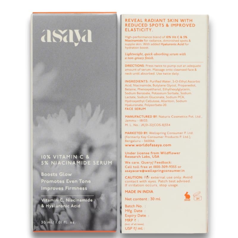 Asaya 10% Vitamin C Face Serum