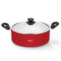 Pigeon By Stovekraft Aluminium Non Stick Biriyani Pot with Lid 11 Litres (Red)