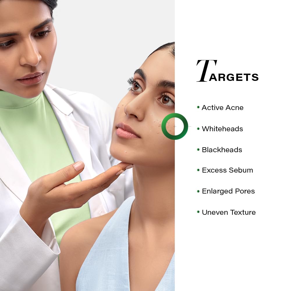 Novology Acne Deep Clearing Cleanser with Thymol+Terpineol| Face Wash for Acne,Whiteheads,Blackheads| Gentle, Non-Drying Formula, Suitable for Sensitive skin| 100g