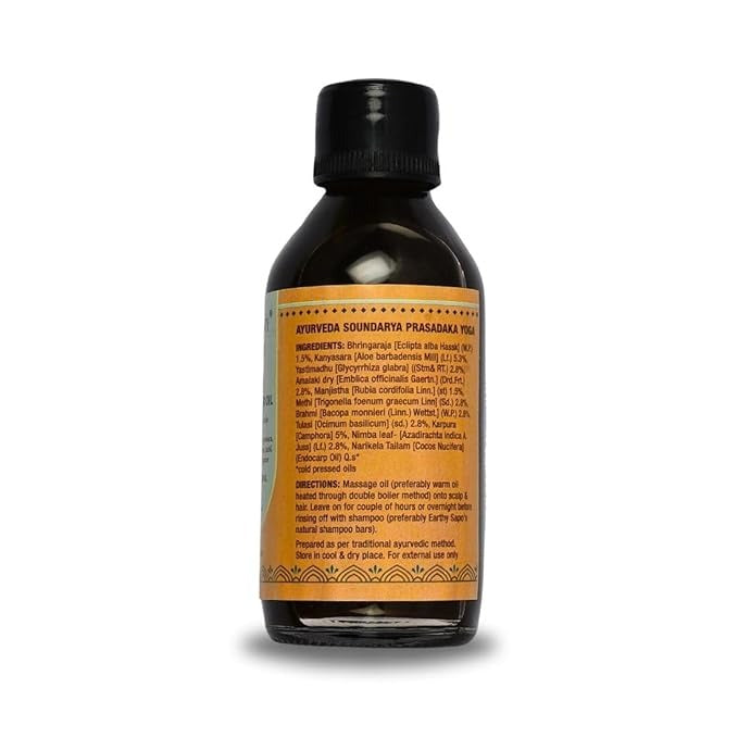 Earthy Sapo Handmade Anti Itch Ayurvedic Hair Oil - 100 ml