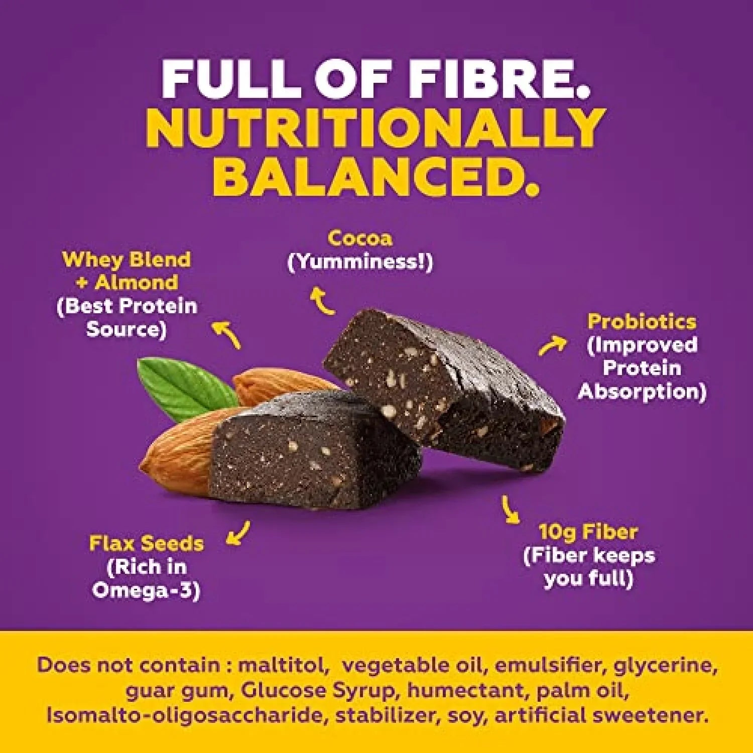 Yogabar Chocolate Brownie 20g Protein Bar - 420 gms