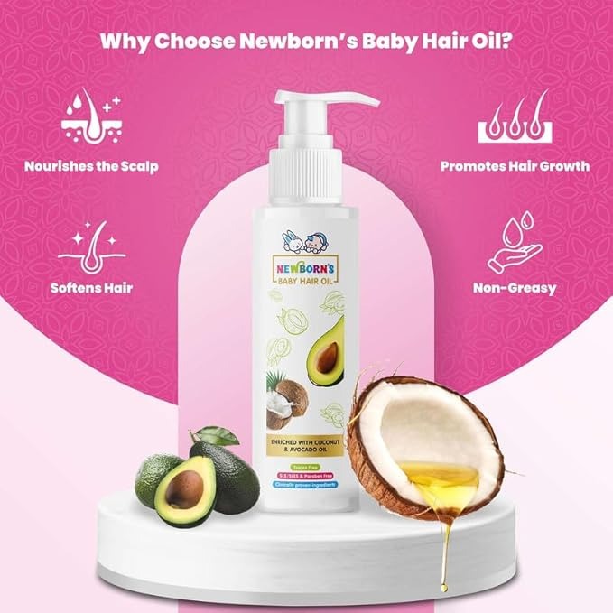 Newborn’s Nourishing Baby Hair Oil - 100 ml
