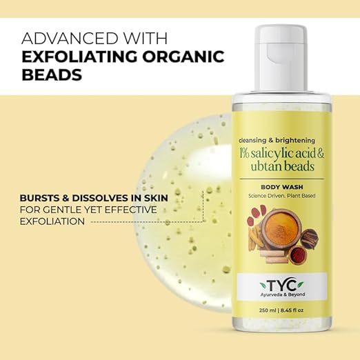 Trust Your Choice Ubtan Bodywash For Cleansing And Skin Brightening With Salicylic Acid - 250 ml