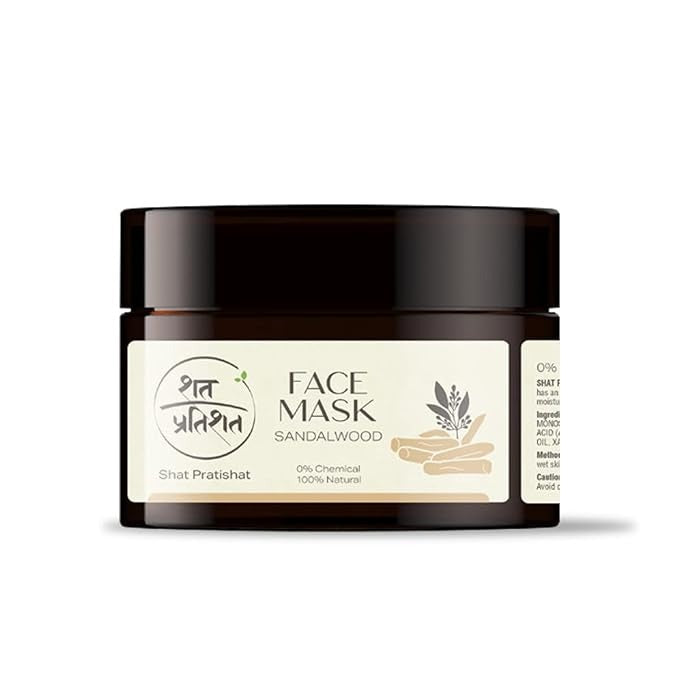 Shat Pratishat Sandalwood and Clay Face Mask - 100 gms