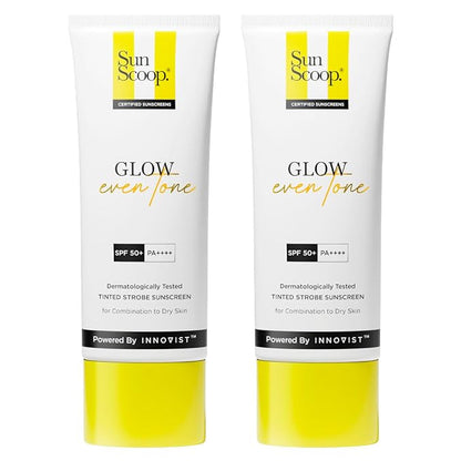 SunScoop Glow Even Tone Sunscreen SPF 50 PA++++ - 45 gms