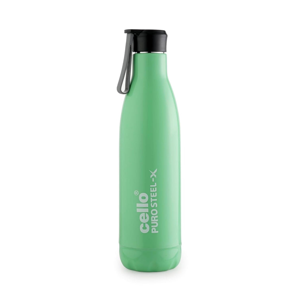 Cello Puro Steel X Neo 900 Insulated Water Bottle 720ml Inner Steel Outer Plastic