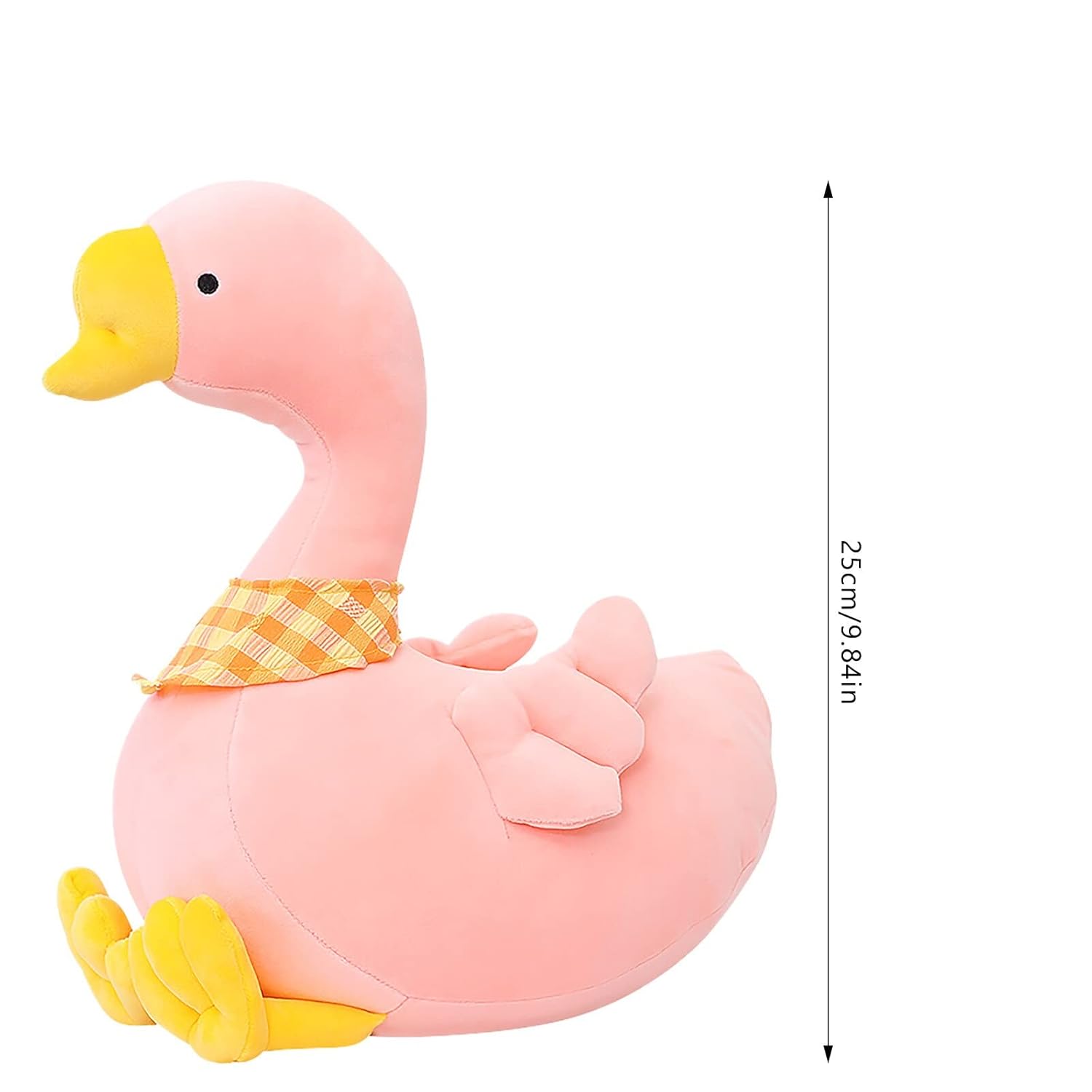 Tickles Cute Swan Soft Stuffed Plush Animal Toy for Kids Color Pink