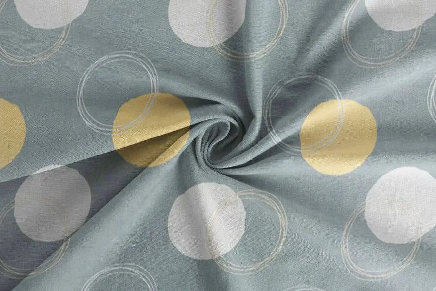 HomeKart Microfiber 160 TC Flat Single Bedsheets for Summer Breathable with 1 Pillow Covers Grey and White