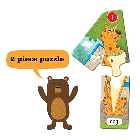 The Book Tree Number Puzzle for Kids 22 Piece Number Jigsaw Puzzle & Toddler Puzzles with 1 Board Book