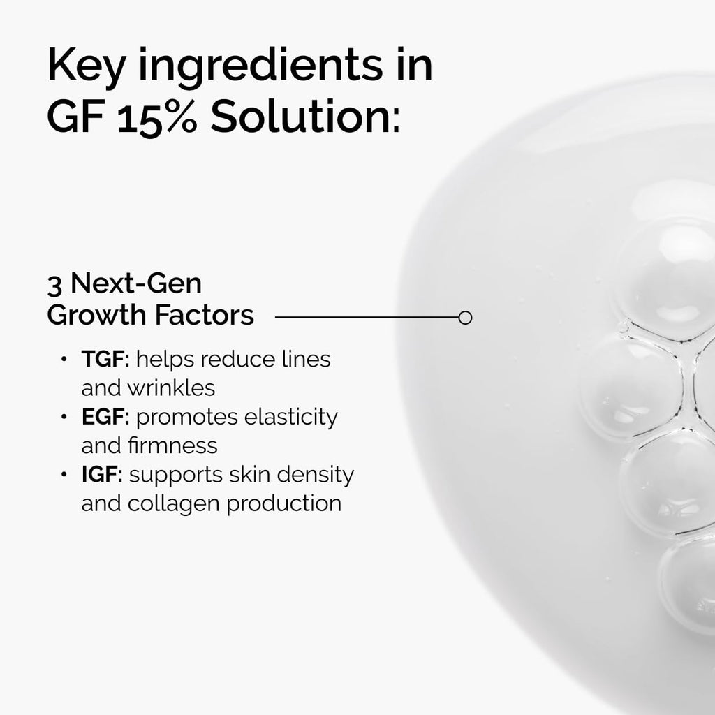 The Ordinary GF 15% Solution, Anti-Aging Formula for Visible Skin & Wrinkle Repair, 30ml