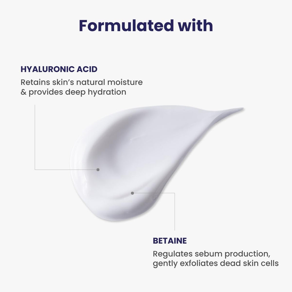 Re'equil Oil Free Moisturizer Cream With Hyaluronic Acid & Betaine | Lightweight Moisturizer For Oily/Combination Skin | 100gm